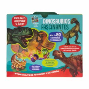 Libro Dinosaurios Fascinantes Mi Primer Maletín MR.BOOKS Más de 90 Stickers