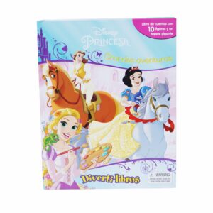 Libro Disney Princesa Grandes Aventuras Divertí-Libros DISNEY 10 Páginas