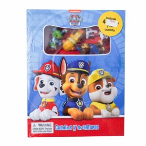 Libro Set Cuentos Y Aventuras Nick Paw Patrol PHIDAL 24 Páginas