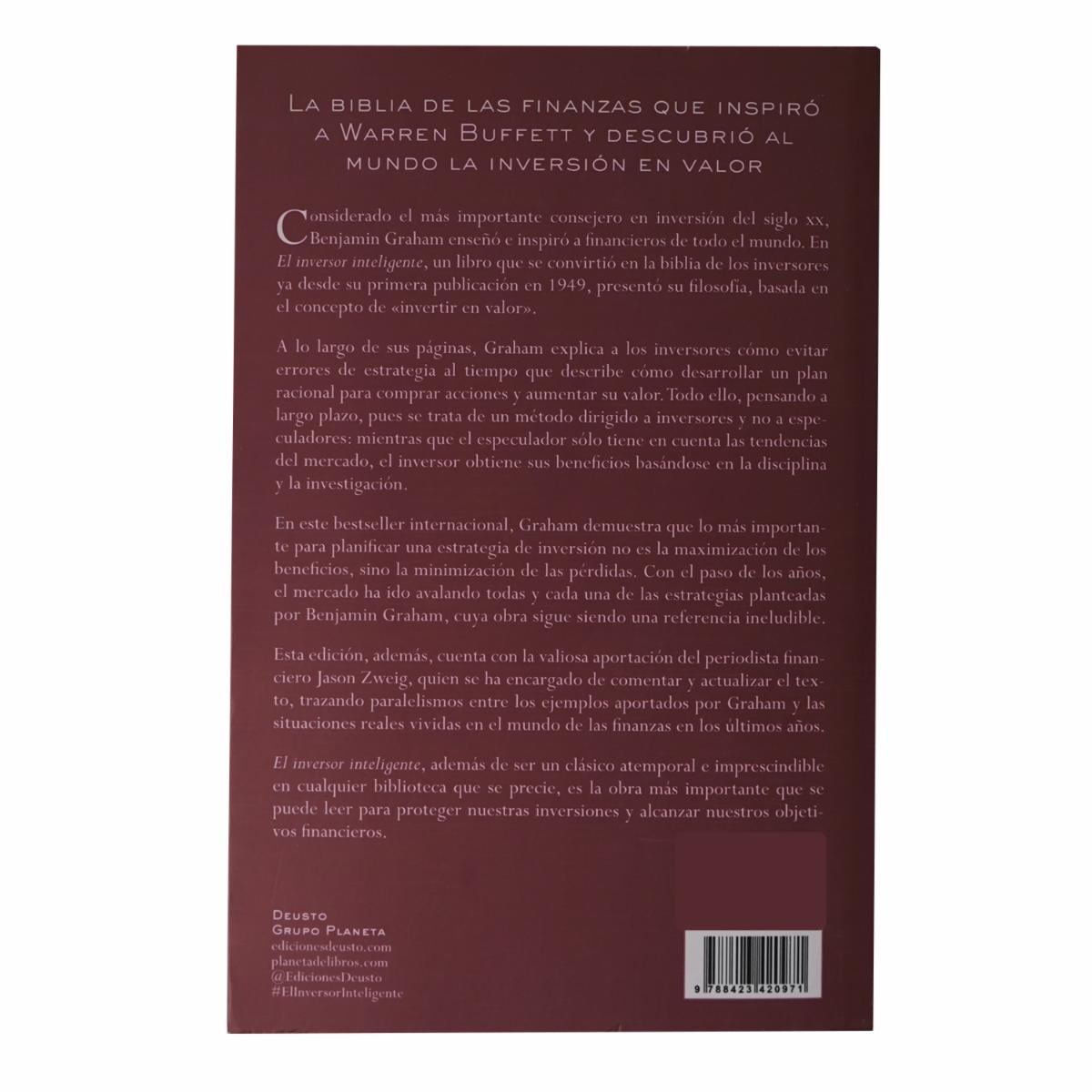 Libro El Inversor Inteligente DEUSTO 803 Páginas