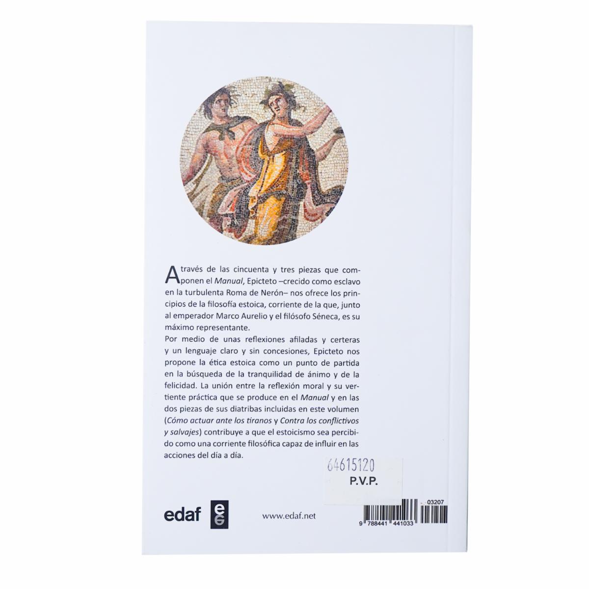 Manual De Estoicismo Epicteto EDAF 117 Páginas