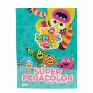 Libro Monster Super Pegacolor LIBRO DIVO 40 Páginas