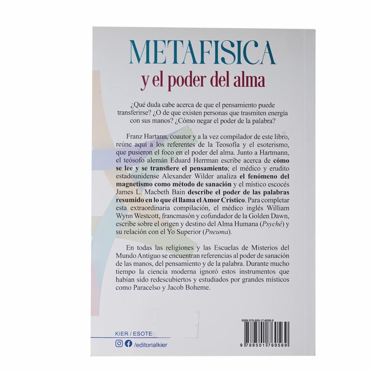 Libro Metafísica Y El Poder Del Alma KIER 175 Páginas