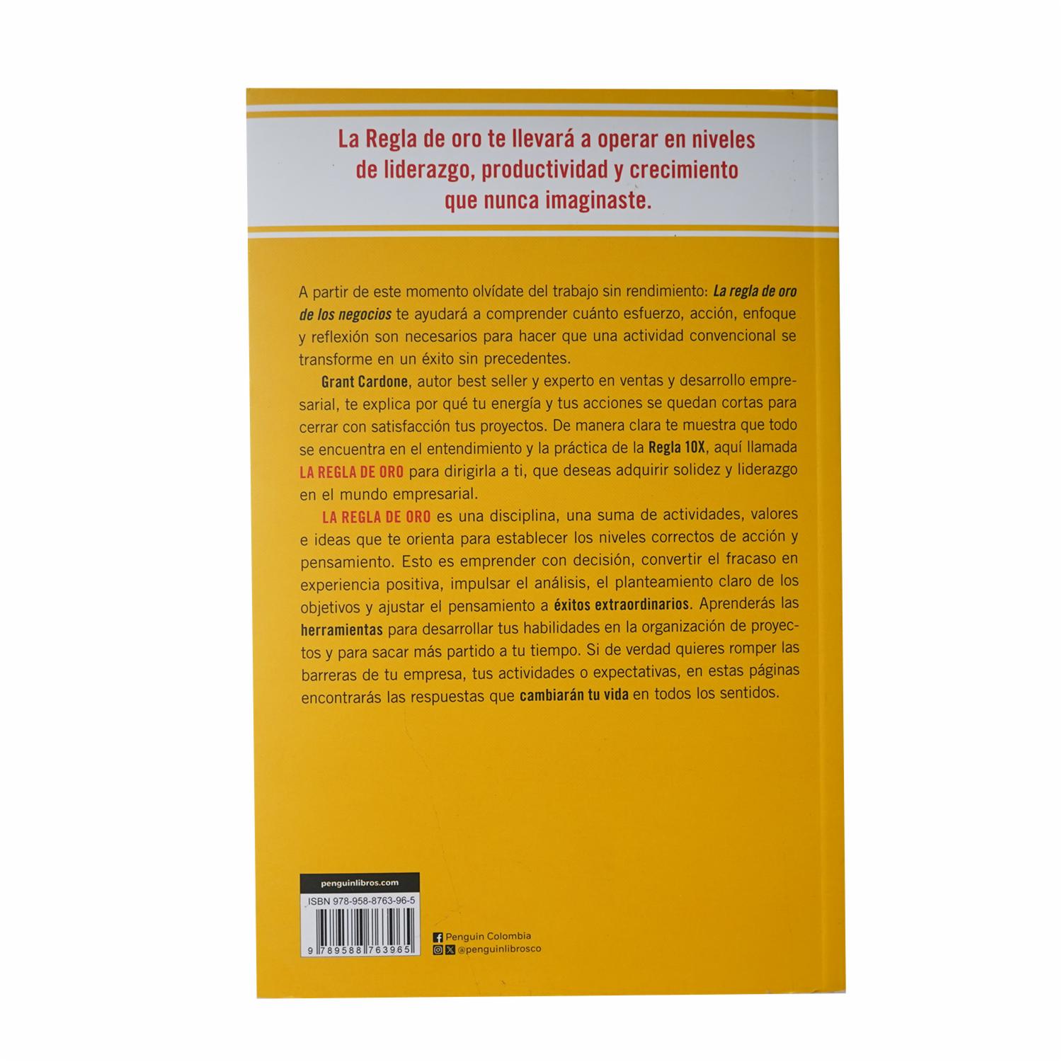Libro La Regla De Oro De Los Negocios ROCAEDITORIAL 221 Páginas - Imagen 3