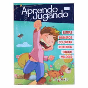 Libro Aprendo Jugando Azul LATINBOOKS 64 Páginas