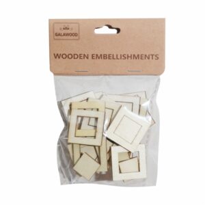 Cuadros De Madera Para Manualidades BABY CRAFT 20 Piezas