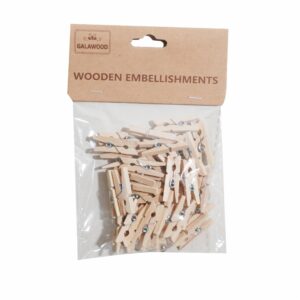 Pinzas De Madera Para Manualidades BABY CRAFT 3.0X0.6