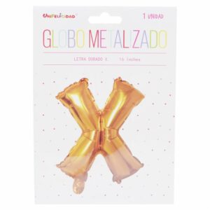 Globo Metalizado Dorado X UNIFELICIDAD 16"