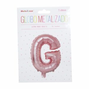 Globo Metalizado Rose Gold G UNIFELICIDAD 16"
