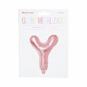 Globo Metalizado Rose Gold Y UNIFELICIDAD 16"