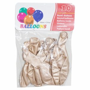Globos Metalizados N.12 BALLOONS 10 Uds