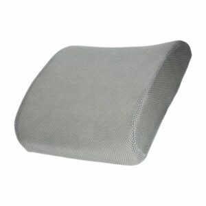 Almohada De Espalda Gris Con Banda Posterior FREE HOME 32X30 Cm