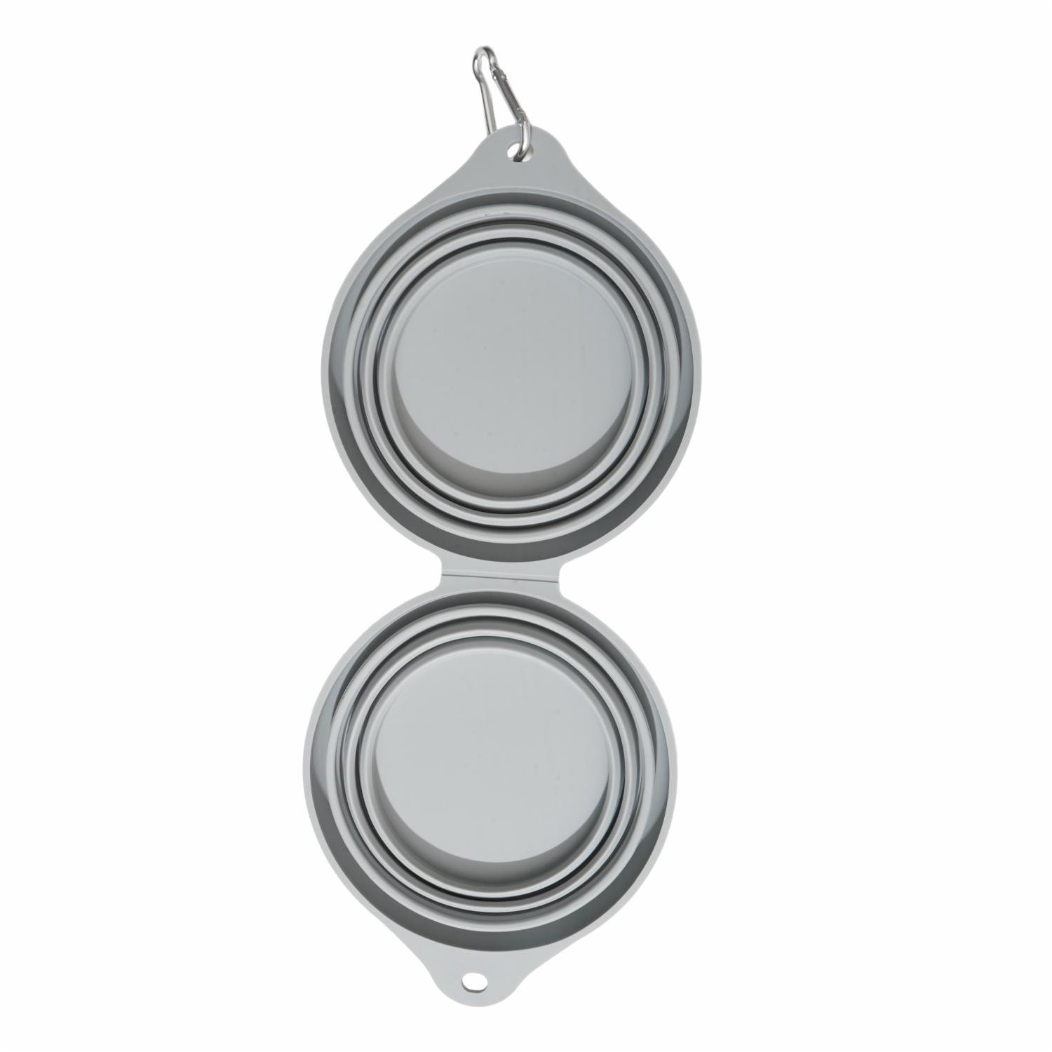 Plato Para Perro Doble Colapsable LAO YOU SHI YE 1 Pieza - Imagen 2