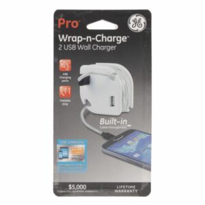 Cargador Para Pared Puertos Usb GENERAL ELECTRIC 2,4 A