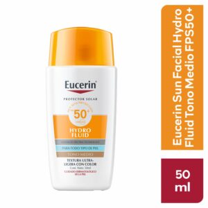 Protector Solar Hydro Fluid Textura Ultra Ligera Tono Medio EUCERIN 50 Ml