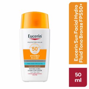 Protector Solar Hydro Fluid Textura Ultra Ligera Tono Bronce EUCERIN 50 Ml