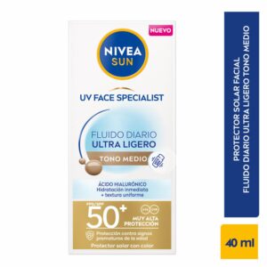 Protector Solar Facial Uv Fluido Diario Con Color NIVEA 40 Ml
