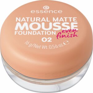 Base De Maquillaje Natural Matte Mousse Foundation ESSENCE
