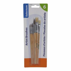 Pinceles de artistas Puntas Distintas LPS 6 Uds