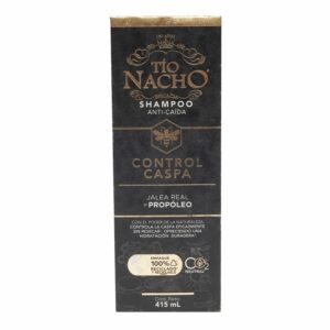 Shampoo Anti-Caída Control Caspa Jalea Real Y Propóleo TÍO NACHO 415 ML