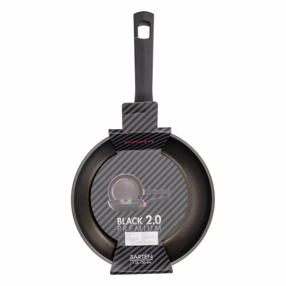 Sartén De Inducción Negro BUGATTI 20 Cm - Imagen 4