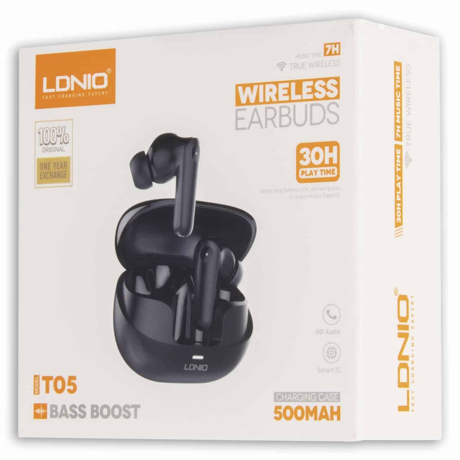 Audífonos Con Estuche De Carga T05 LDNIO Wireless - Imagen 4