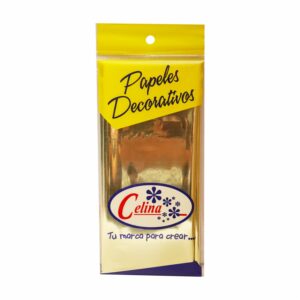 Papel Metálico Dorado CELINA 70X50 Cm