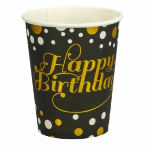 Vaso 7Oz Happy Birthday IMPORTADORA CUMPLEAÑOS X 10 Uds