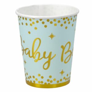 Vaso Baby Boy 8 Oz IMPORTADORA CUMPLEAÑOS X 10 Uds