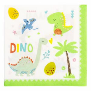 Servilleta Diseño Dino IMPORTADORA CUMPLEAÑOS X 10 Uds