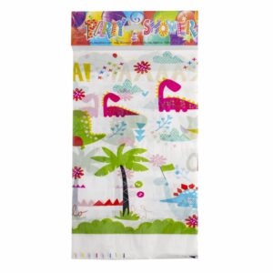 Mantel Blanco Dinosaurios PARTY SHOWER 177 Cm X 110 Cm