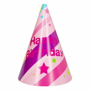 Gorro Happy Decorativo IMPORTADORA CUMPLEAÑOS X 6 Uds