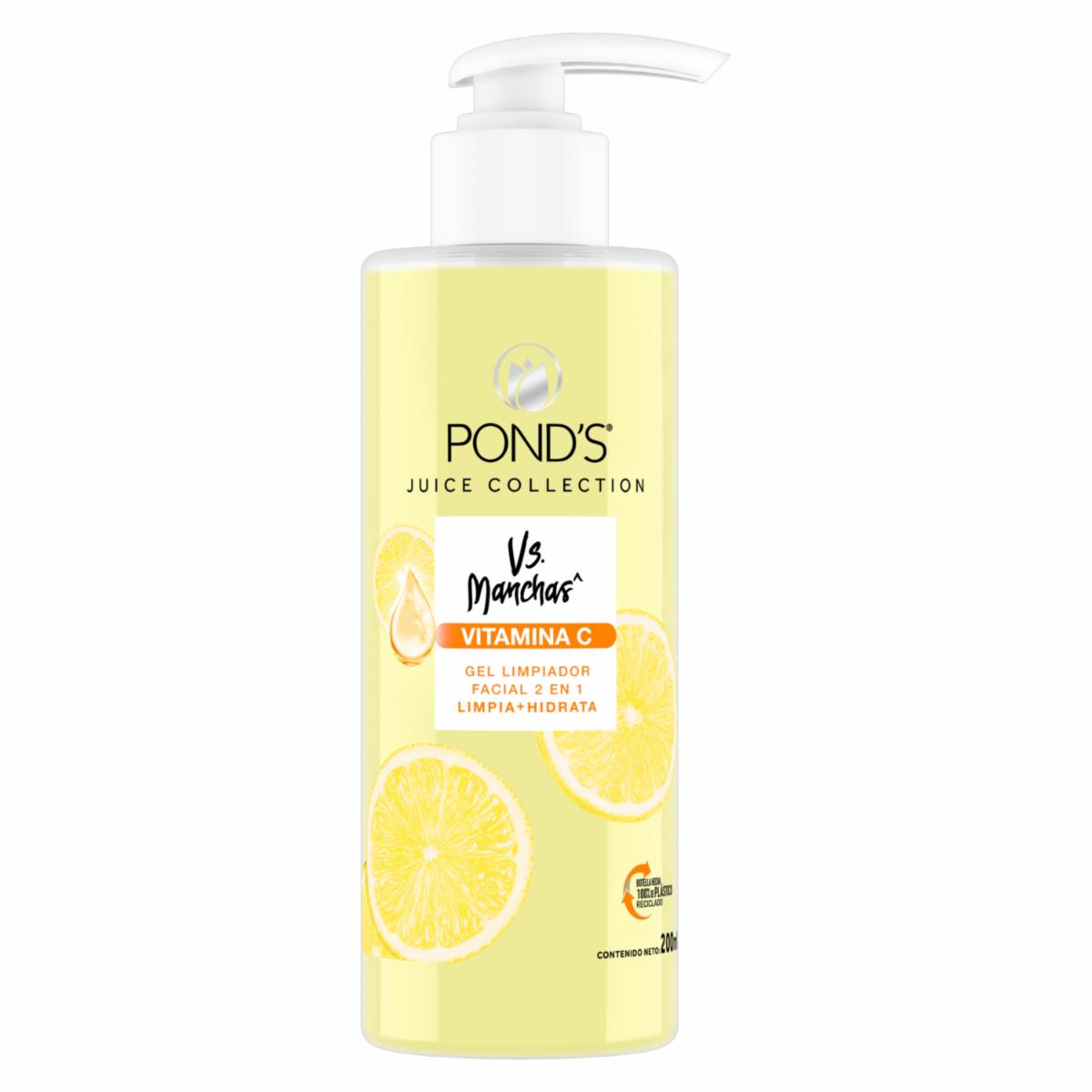 Limpiador Facial En Gel Juice Collection Anti Manchas Con Vitamina C POND’S 200 Ml