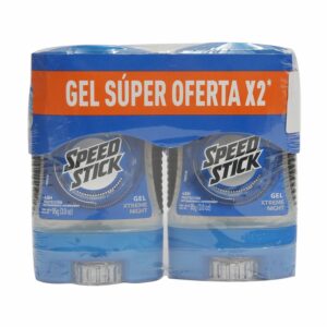 Desodorante En Gel Para Hombre Xtreme Nigth SPEED STICK 2 X 85 G