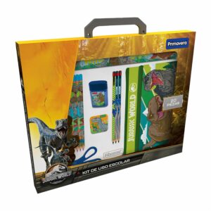 Kit Escolar Jurassic PRIMAVERA 20 Piezas