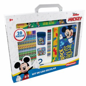 Kit Escolar Mickey And Friends PRIMAVERA 20 Piezas