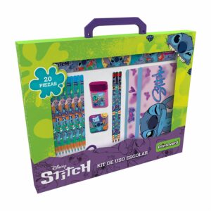 Kit Escolar Stitch PRIMAVERA 20 Piezas