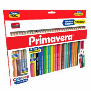 Lápices De Colores Triangular Unipunta PRIMAVERA X 36 Uds