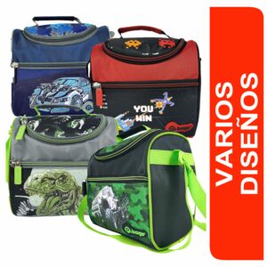 Lonchera Escolar Diseños Surtidos P.bags PRIMAVERA 21X21X16Cm