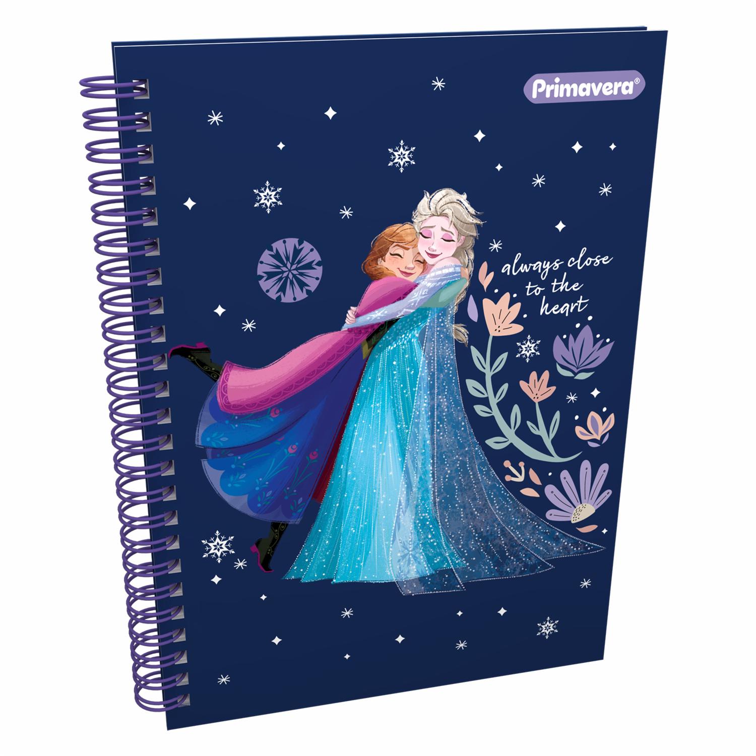 Cuaderno Argollado Cuadros Frozen 2 PRIMAVERA 100 Hojas