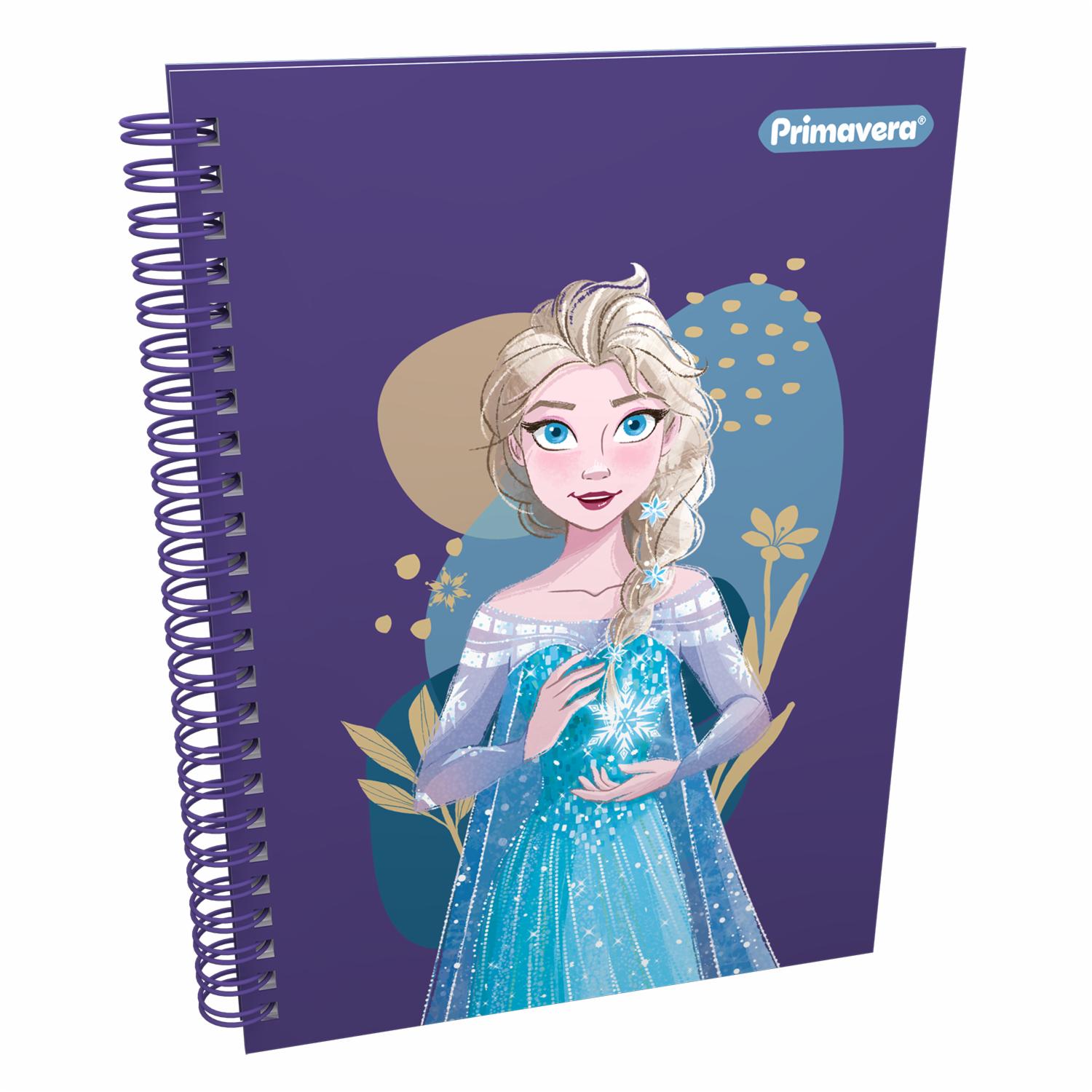 Cuaderno Argollado Cuadros Frozen 2 PRIMAVERA 100 Hojas