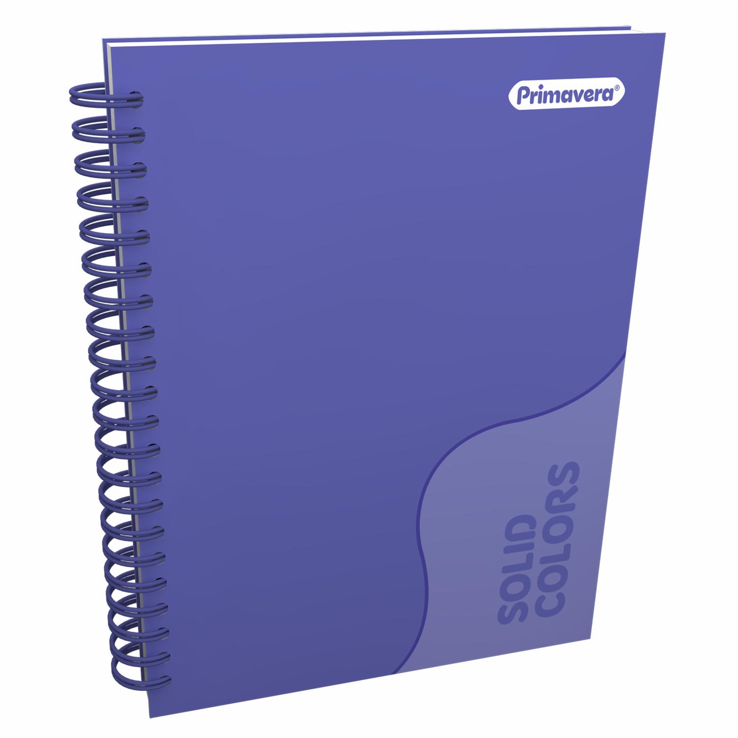 Cuaderno Argollado Cuadros Solid Colors PRIMAVERA 200 Hojas - Imagen 3