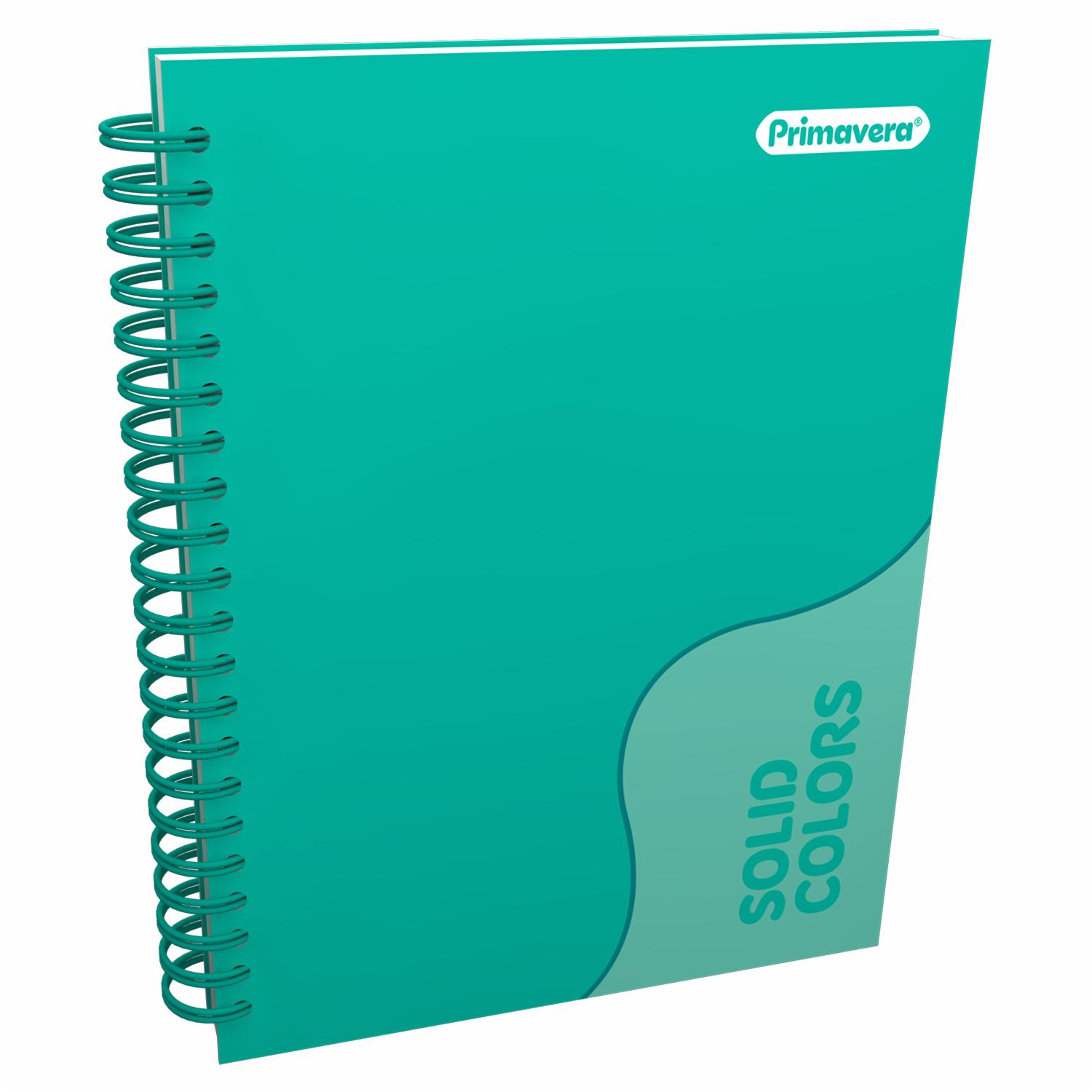 Cuaderno Argollado Cuadros Solid Colors PRIMAVERA 200 Hojas - Imagen 4