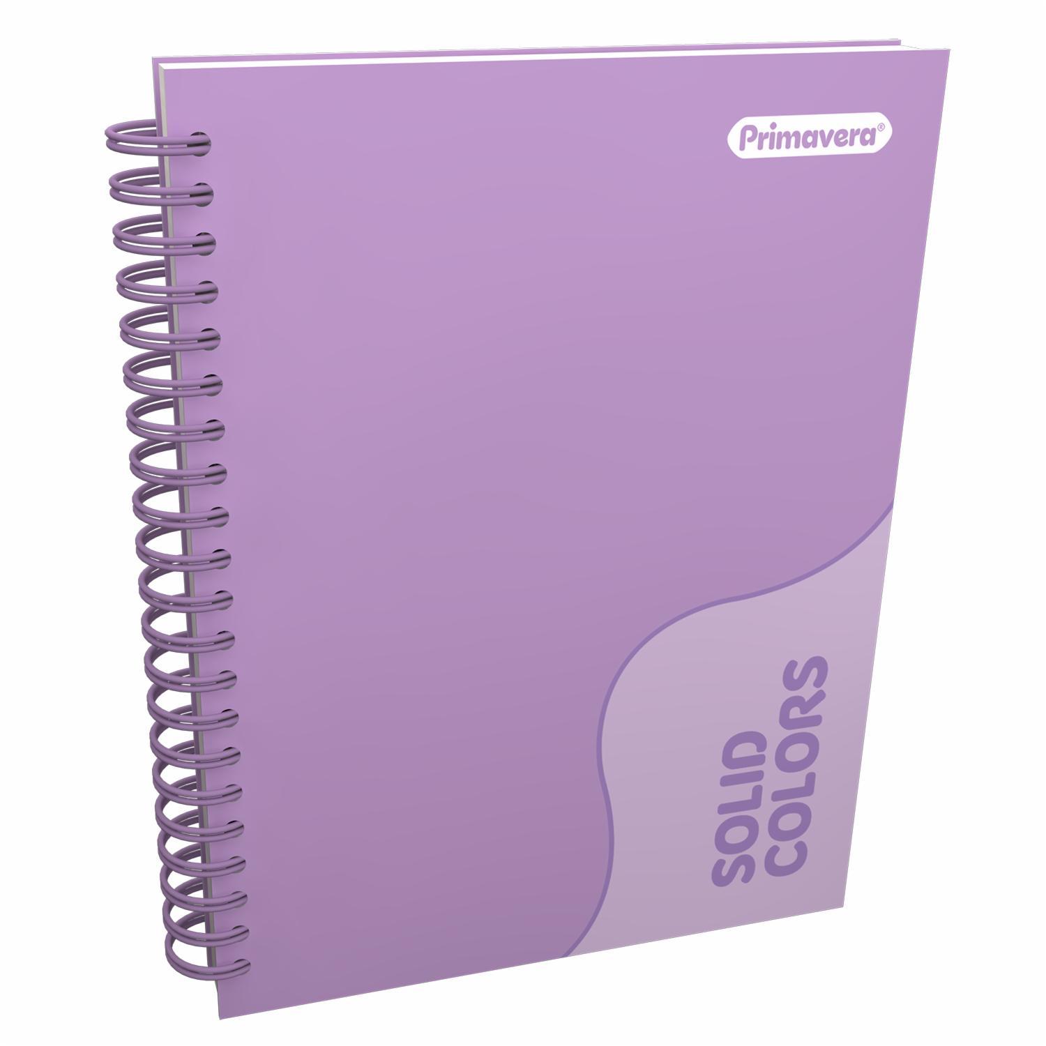 Cuaderno Argollado Cuadros Solid Colors PRIMAVERA 200 Hojas - Imagen 5