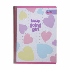 Cuaderno Cosido Cuadros Diseños Surtidos FLOWER POWER 100 Hojas