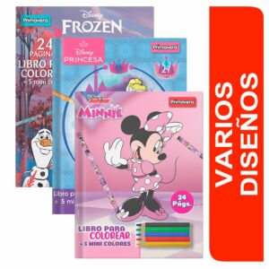 Set Libro Actividades Disney Nina PRIMAVERA 21,5X28X0,3Cm