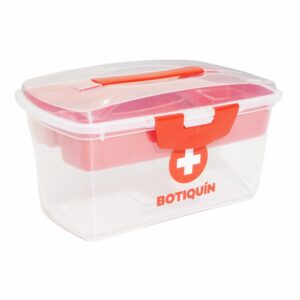 Botiquín Plástico Transparente REY 7 Litros