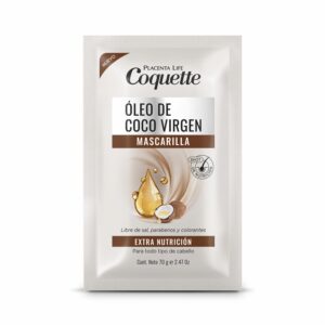 Tratamiento Capilar Óleo De Coco Virgen Sachet COQUETTE 70 Gr