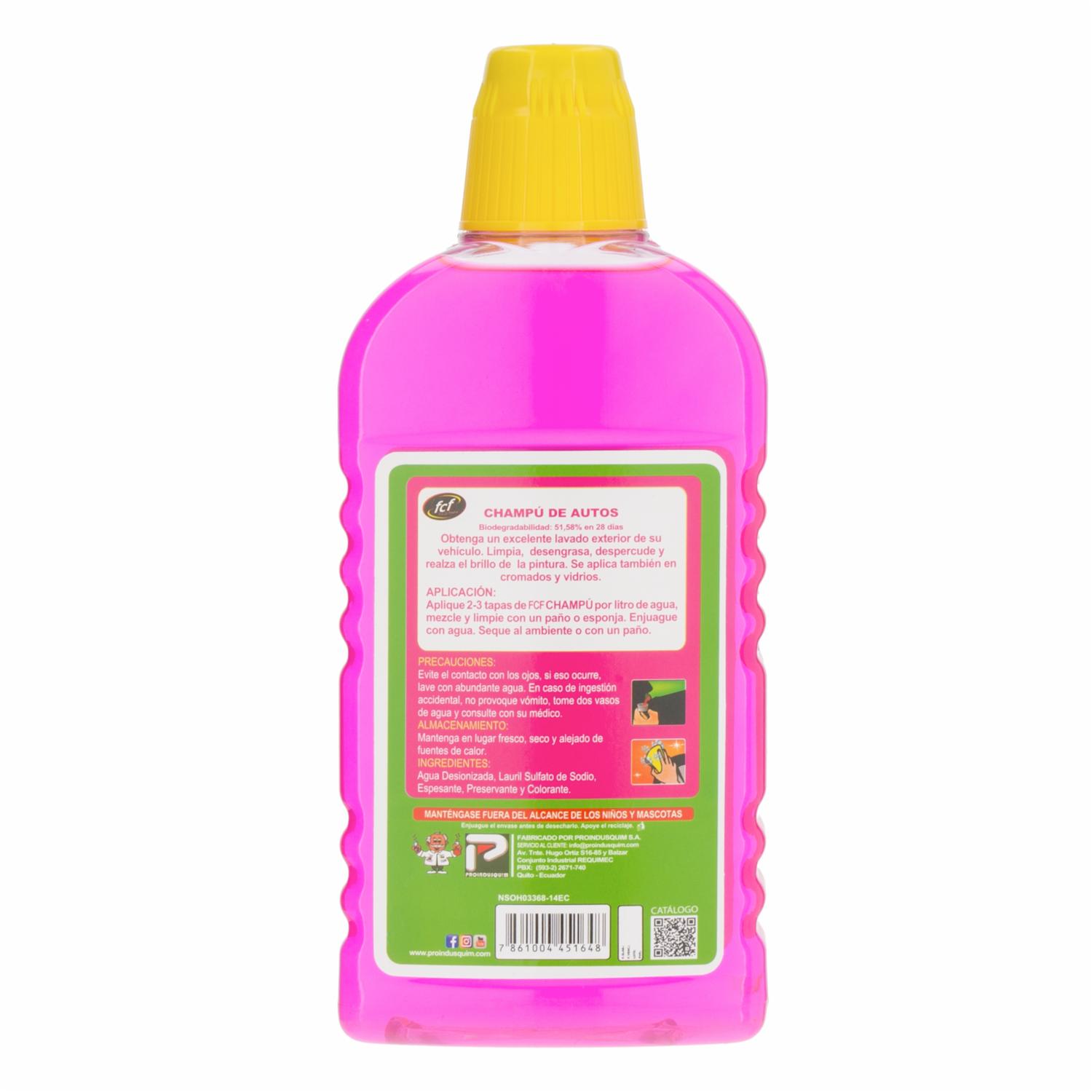 Shampoo Automotriz Ultra Concentrado FCF 500 Ml - Imagen 2