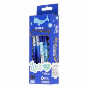 Bolígrafo De Gel Borrable LOVE Azul